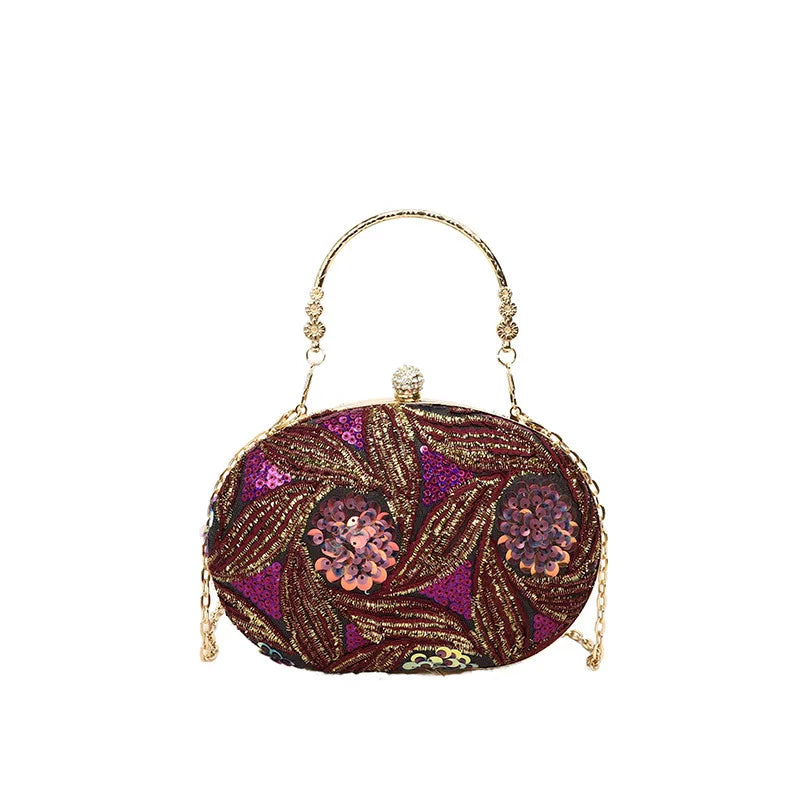 purple Clutch bag