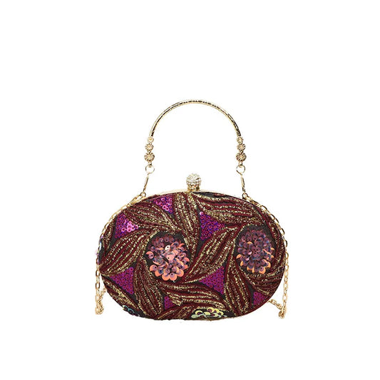 purple Clutch bag