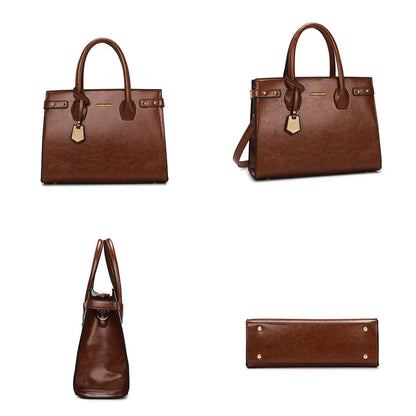 leather tote bag